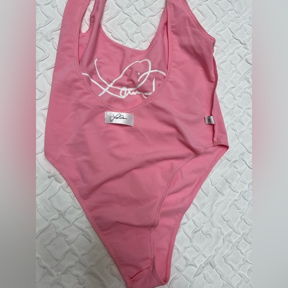 NWOT ⚜️💖⚜️ Laina Rauma rare! pink thong one piece bikini swimsuit - Picture 12 of 14